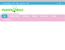 Tablet Screenshot of mommydocs.com